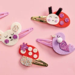 6 Barrettes Flower Garden à Créer