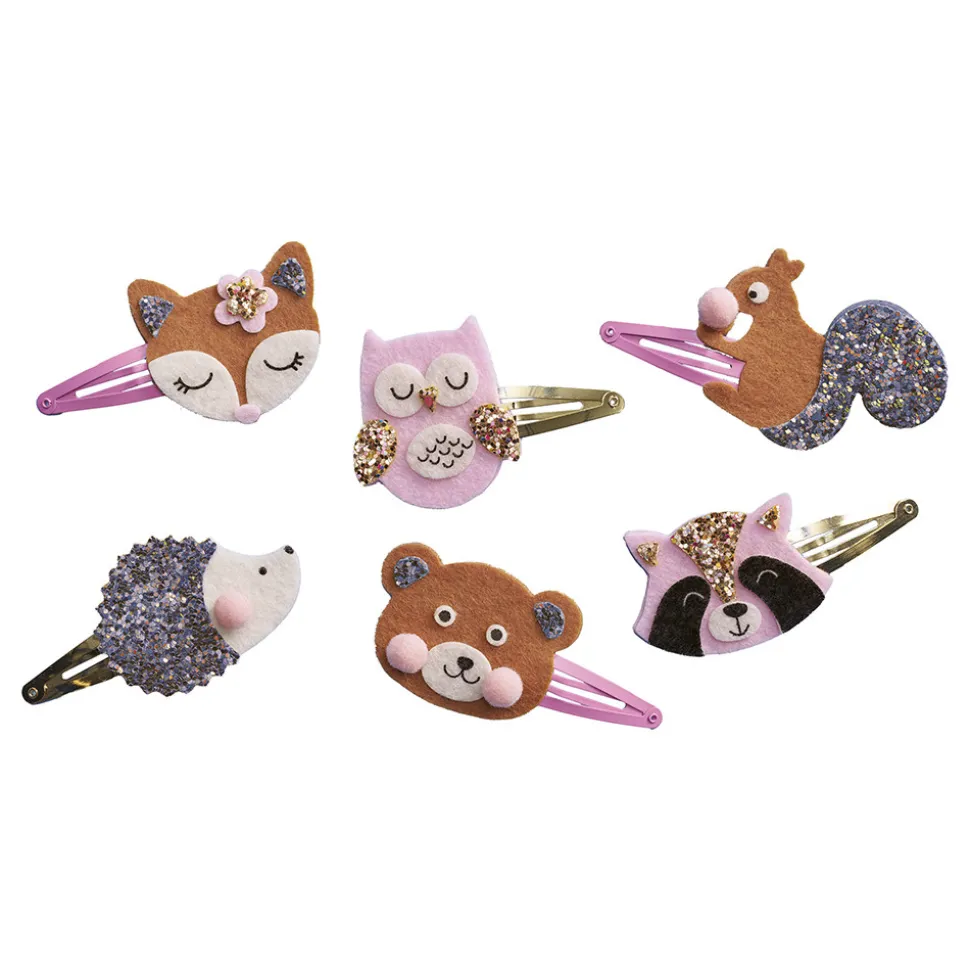 6 Barrettes Pretty Forest à Créer