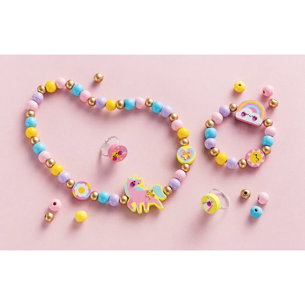 4 Bijoux En Bois A Créer - Rainbow Land