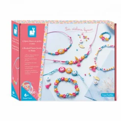 6 Bijoux Fleurs en Perles à Créer
