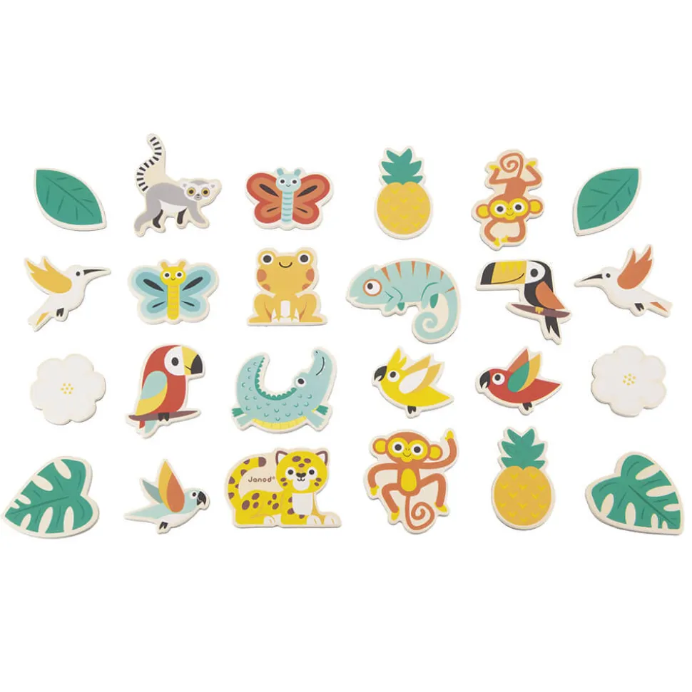 24 Magnets Tropicaux Tropik