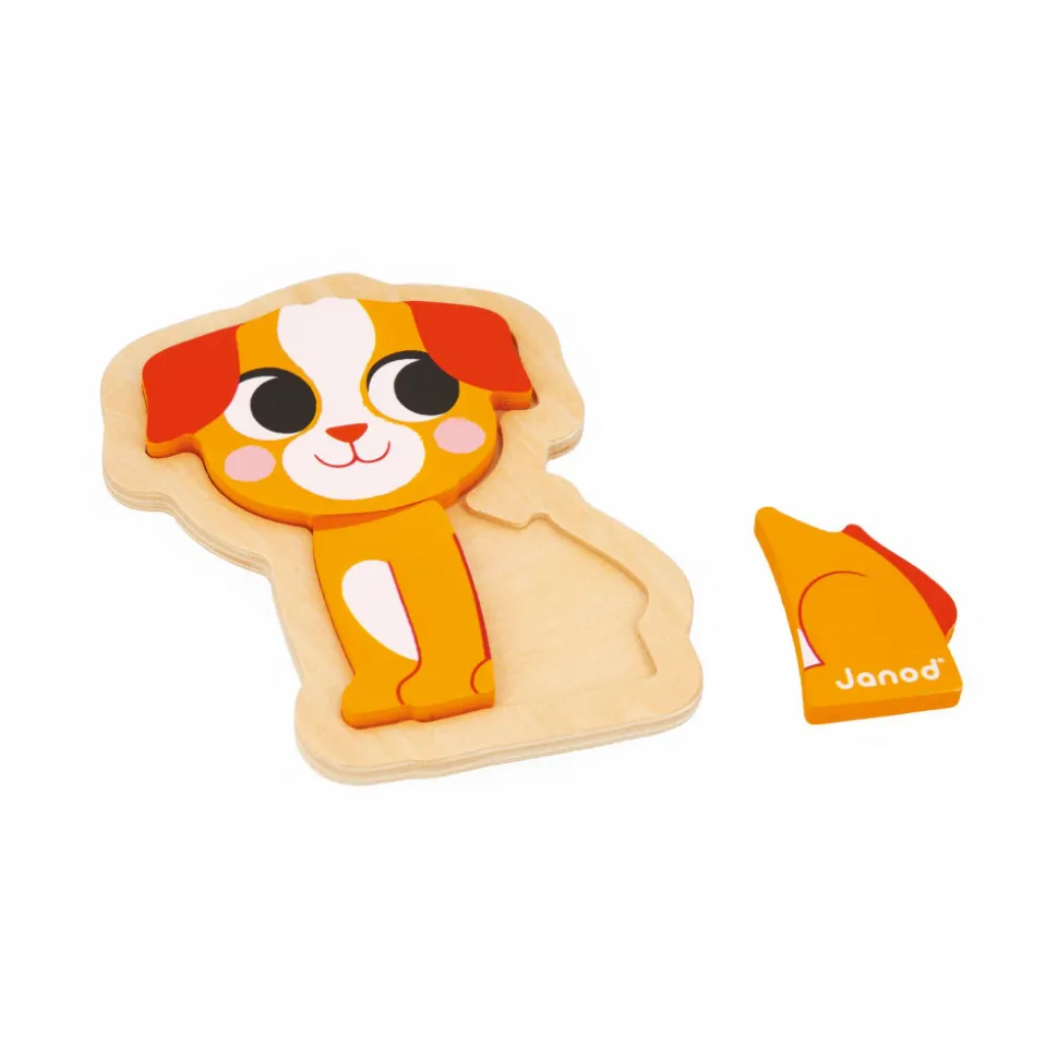 4 puzzles Evolutifs Animaux de Compagnie
