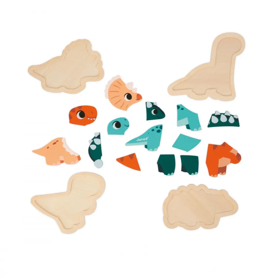 4 Puzzles Evolutifs Dino