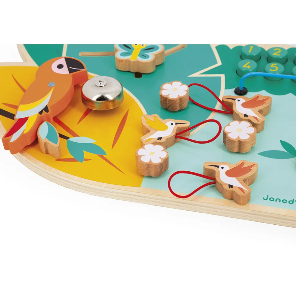 Busy-board Crocodile en bois Tropik