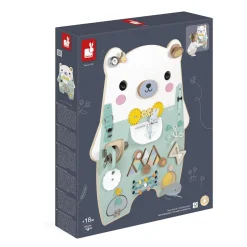 Busy-board Ourson en bois Pure