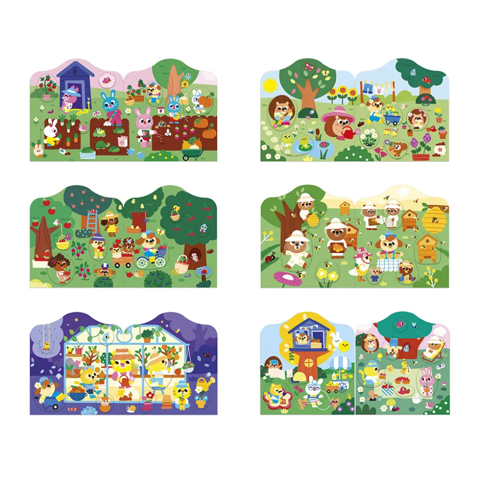 Cahier de Stickers et Décors Le Jardin