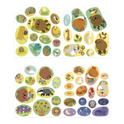 Cahier de Stickers et Décors La Forêt