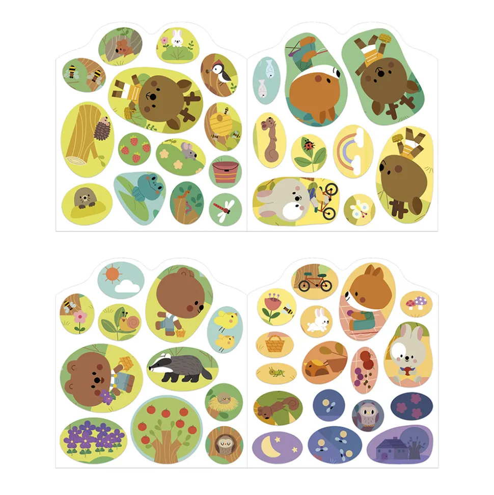 Cahier de Stickers et Décors La Forêt
