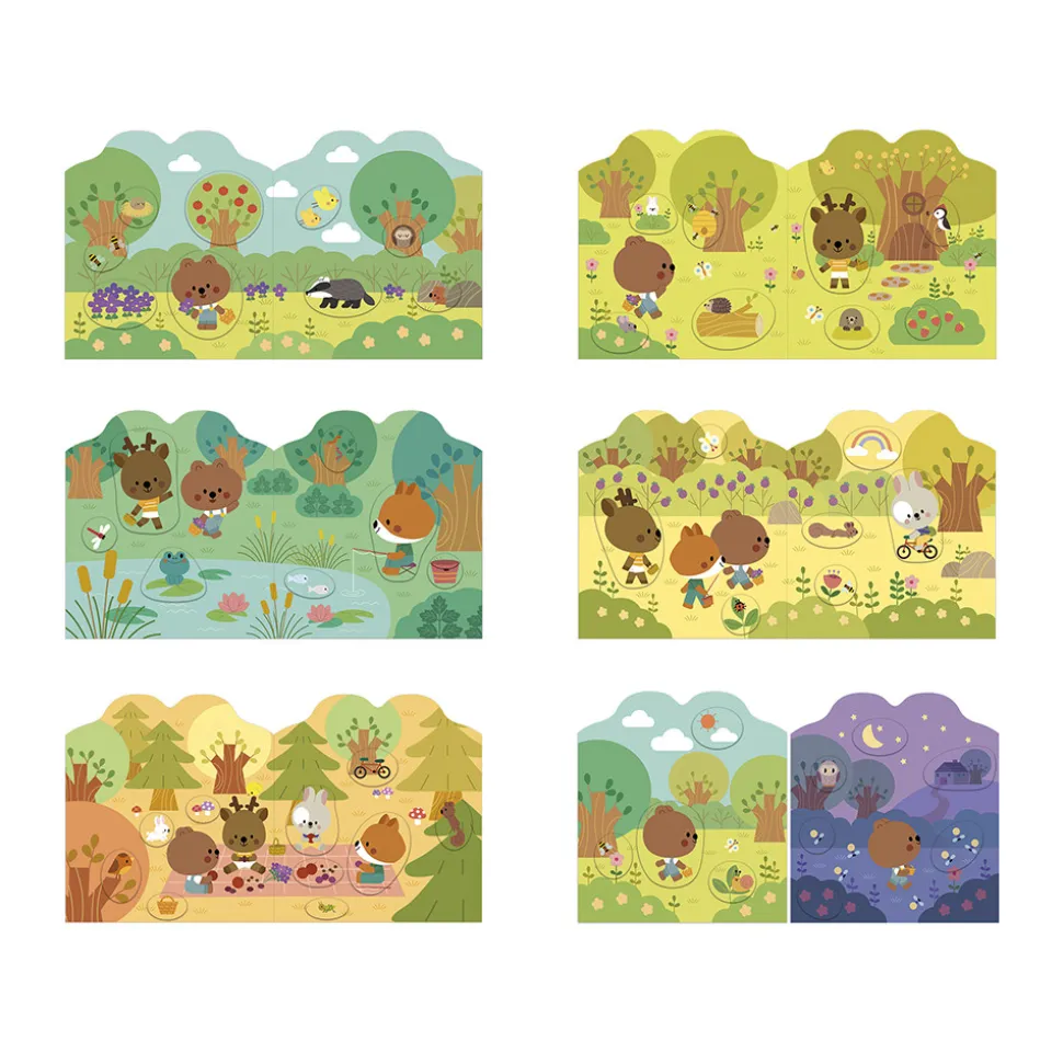 Cahier de Stickers et Décors La Forêt