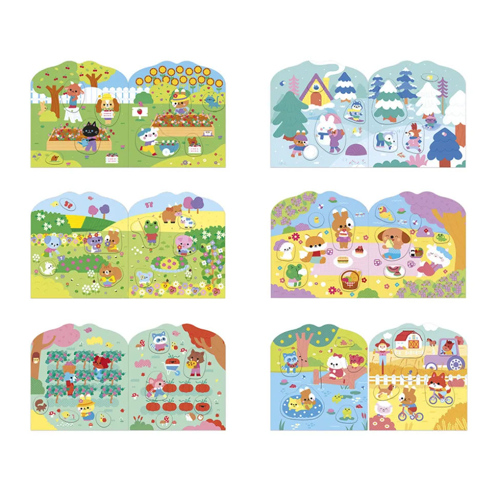 Cahier de Stickers et Décors La Campagne