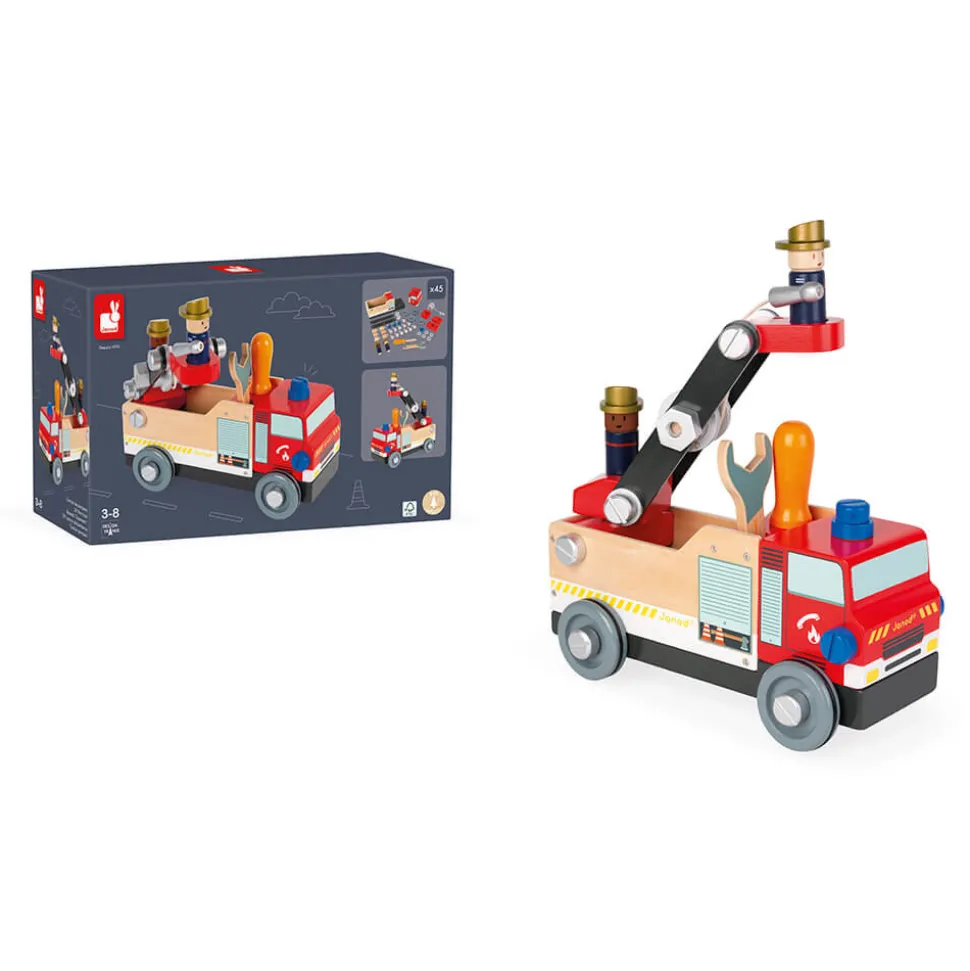 Camion de pompiers Brico'kids