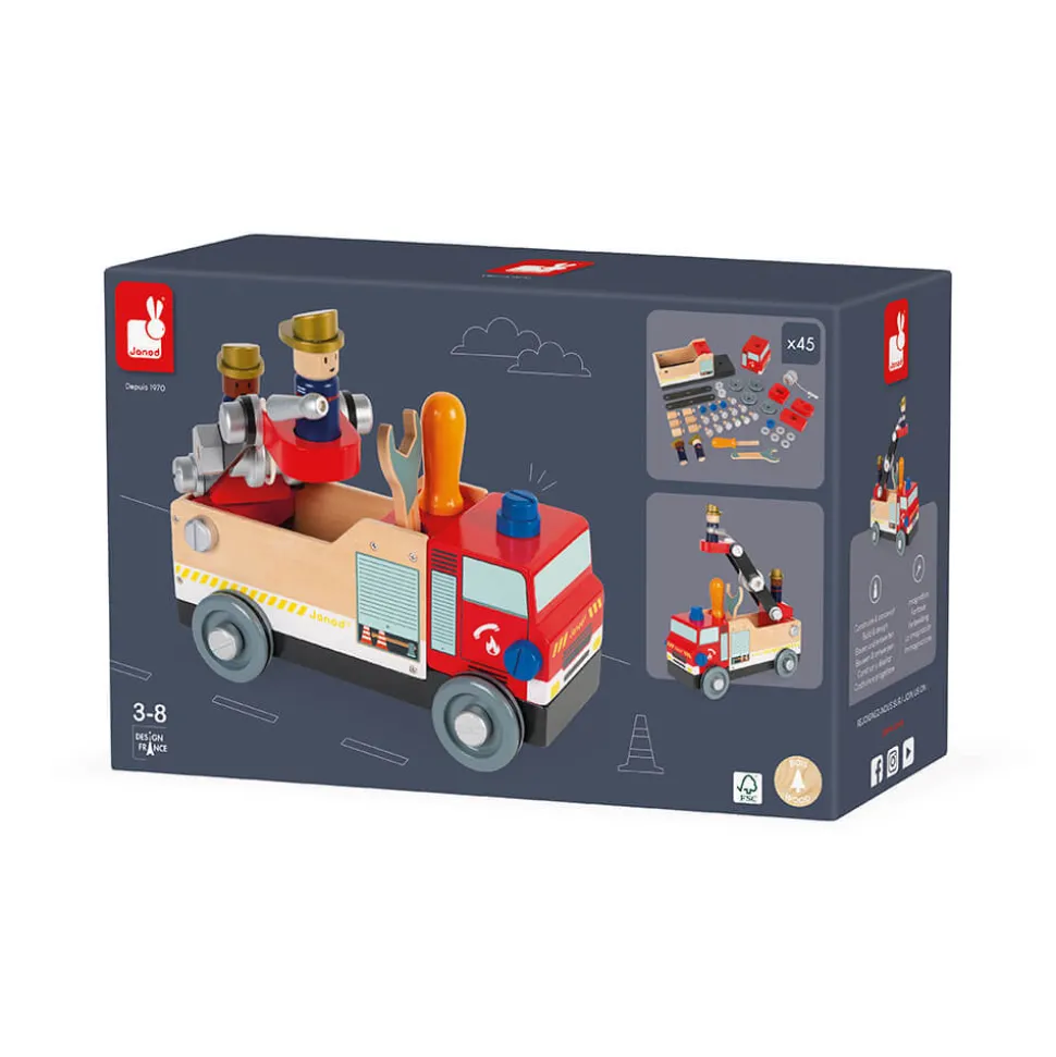 Camion de pompiers Brico'kids