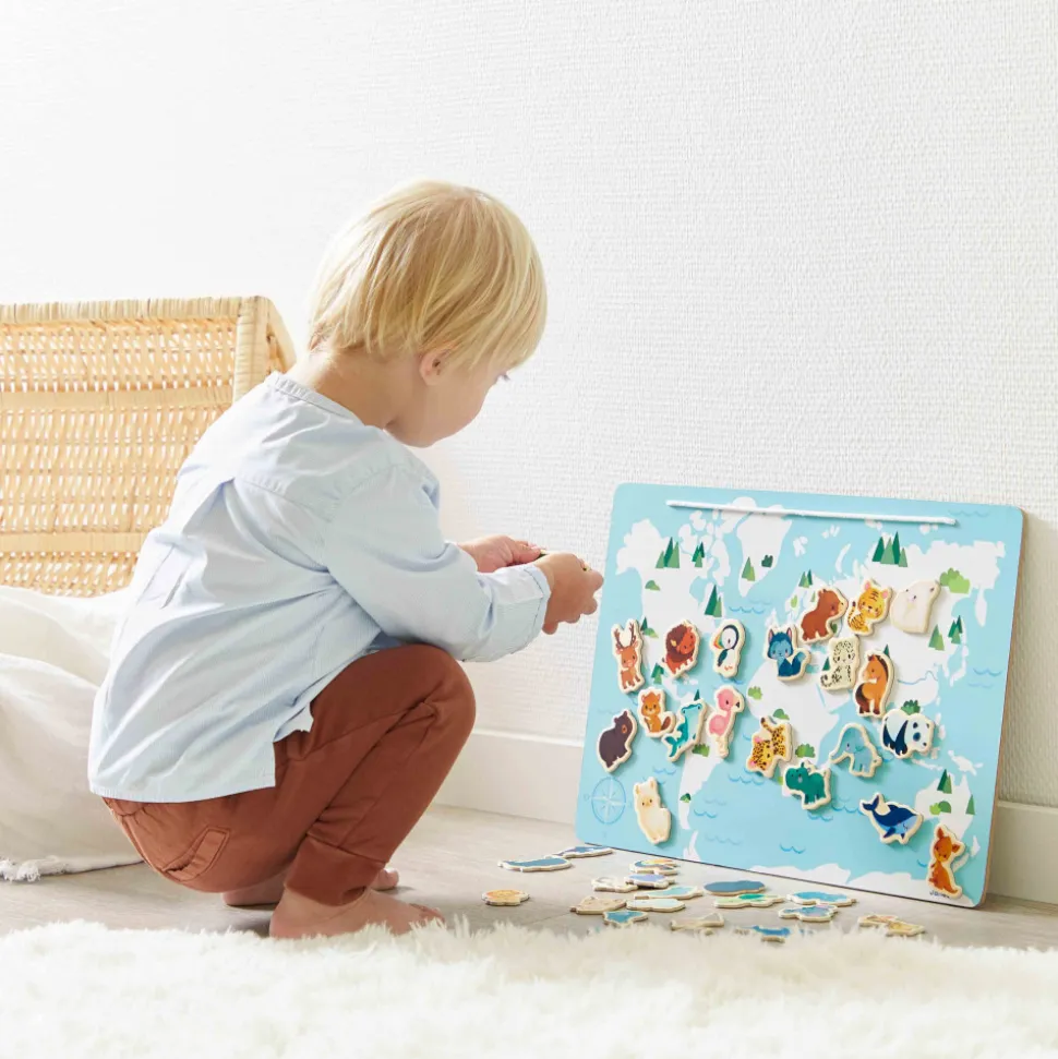 Carte Monde Magnétique Minikids