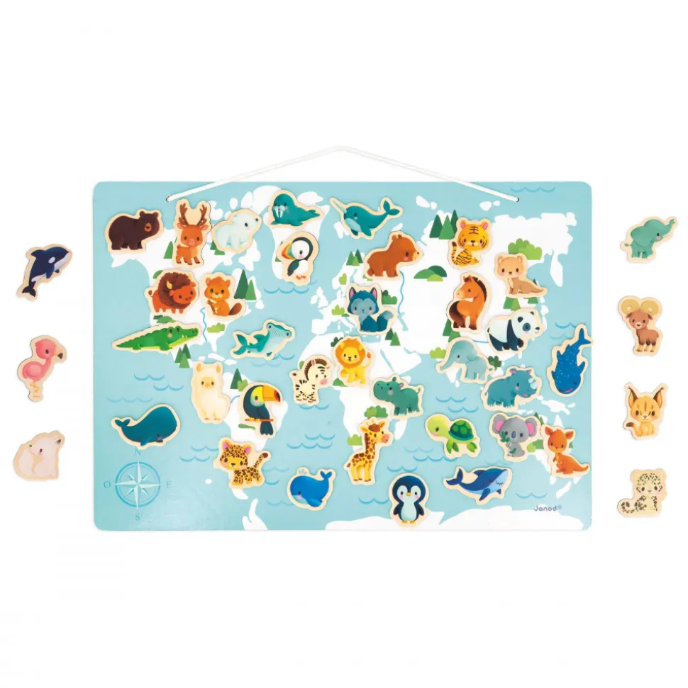Carte Monde Magnétique Minikids