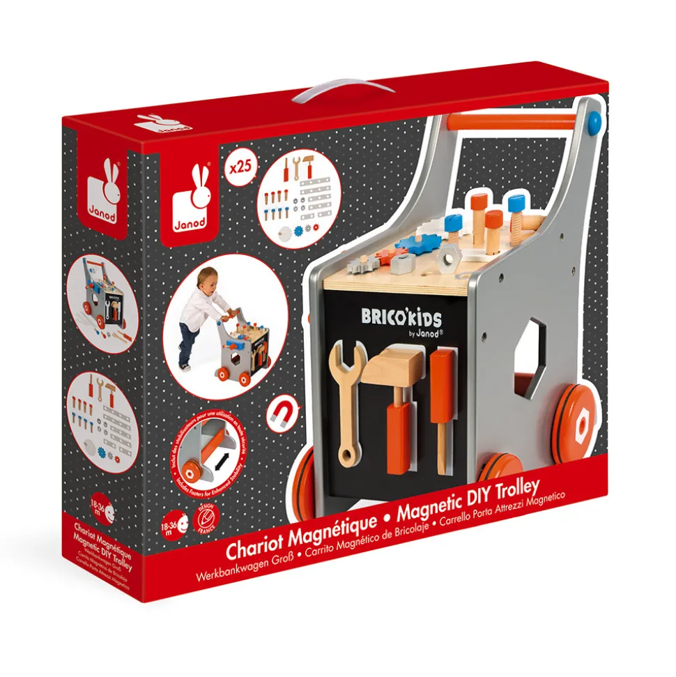 Chariot magnétique Brico'Kids (bois)