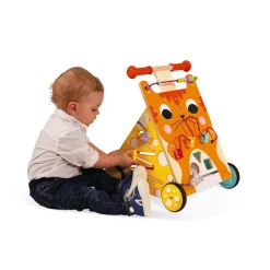 Chariot Multi-Activités Chat (bois)