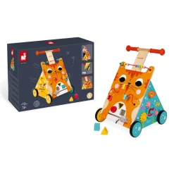 Chariot Multi-Activités Chat (bois)