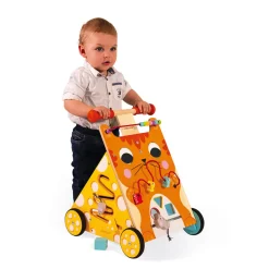 Chariot Multi-Activités Chat (bois)