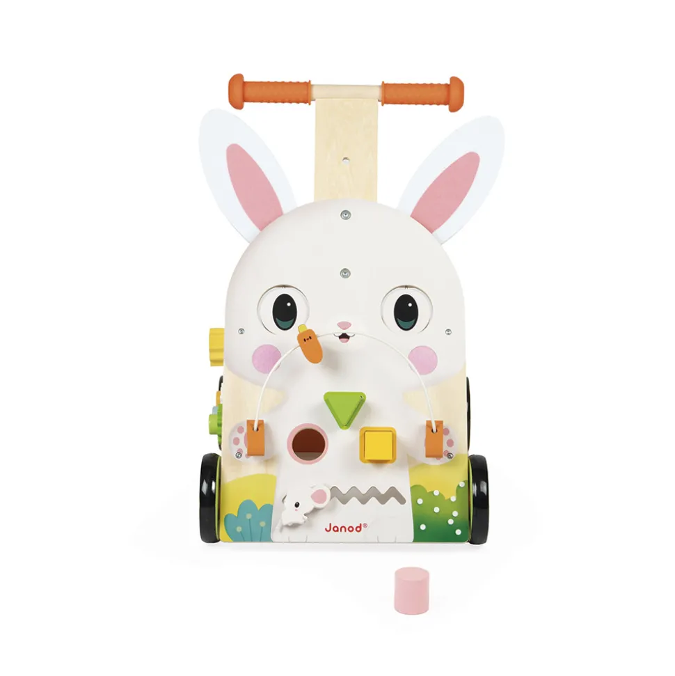 Chariot Multi-Activités Lapin en bois