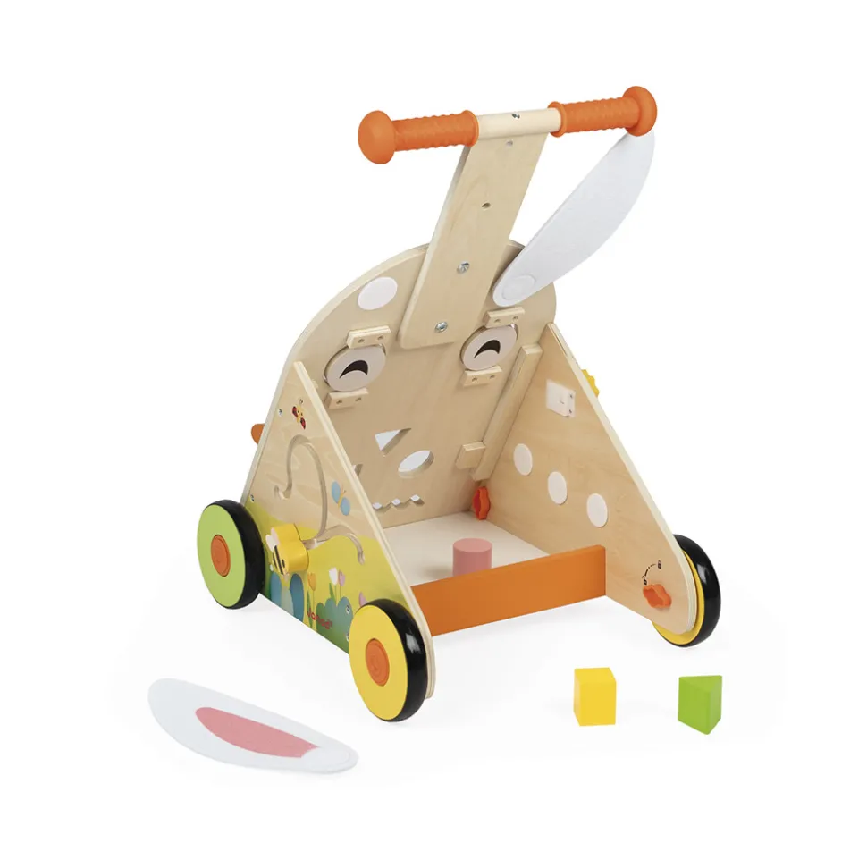 Chariot Multi-Activités Lapin en bois
