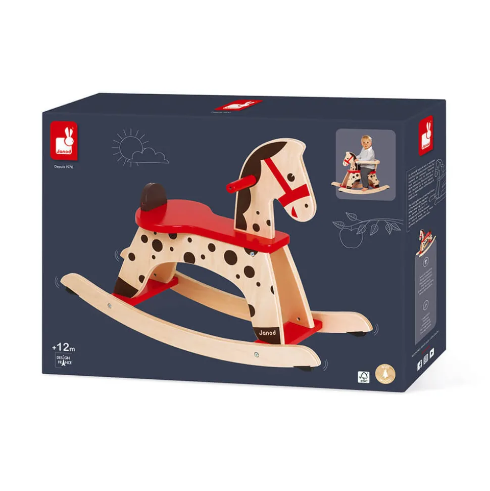 Cheval à Bascule Caramel (bois)