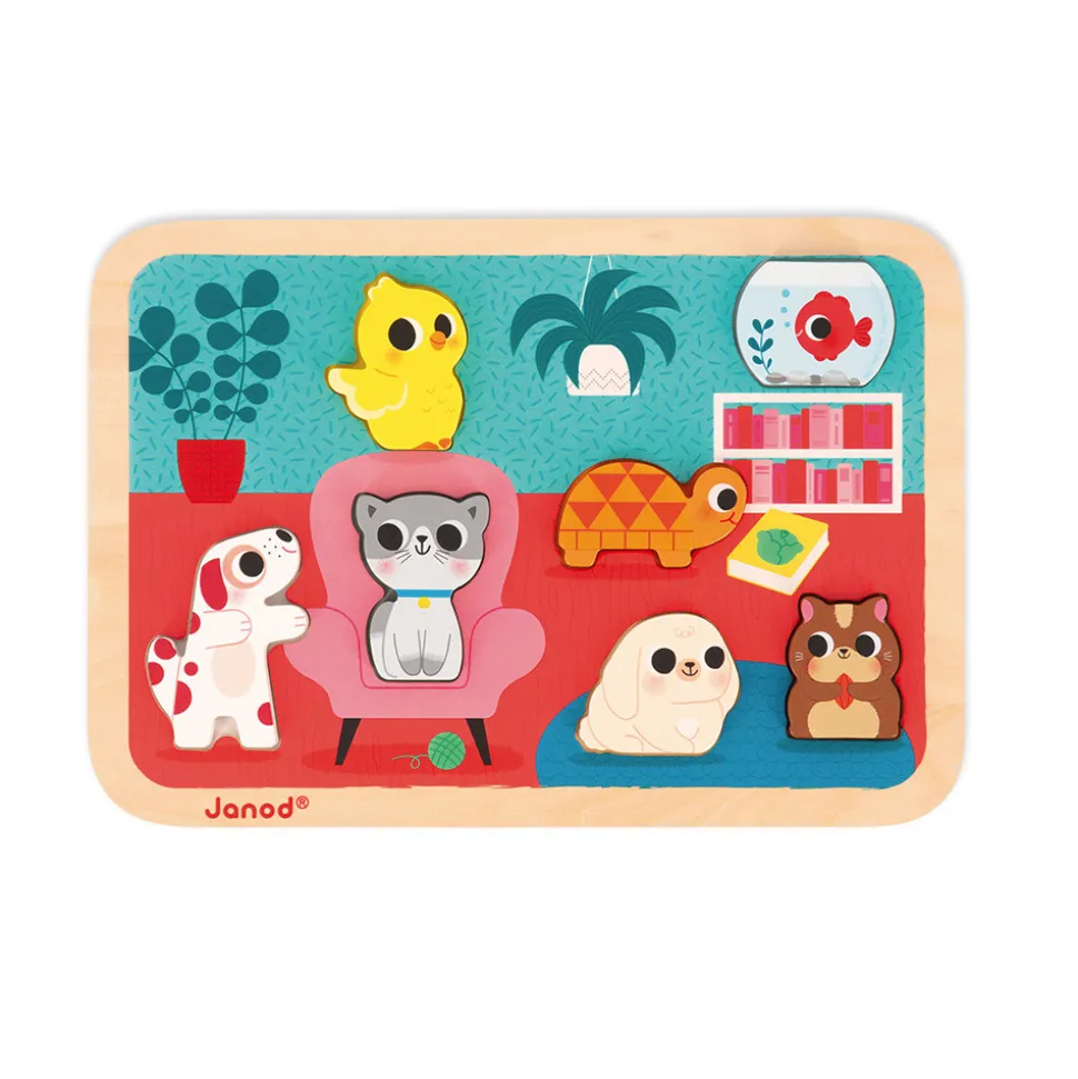 Chunky Puzzle Animaux Familiers 7 pièces