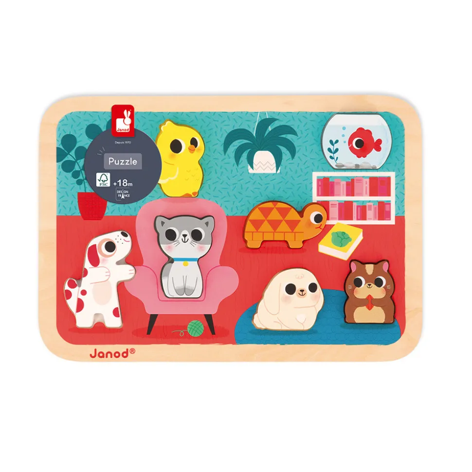 Chunky Puzzle Animaux Familiers 7 pièces