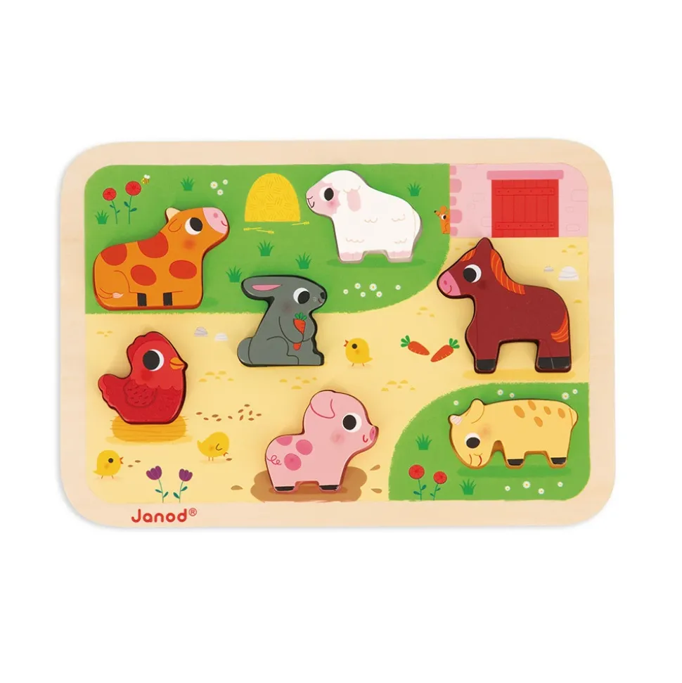 Chunky Puzzle Ferme 7 pièces