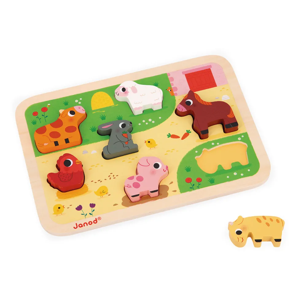 Chunky Puzzle Ferme 7 pièces