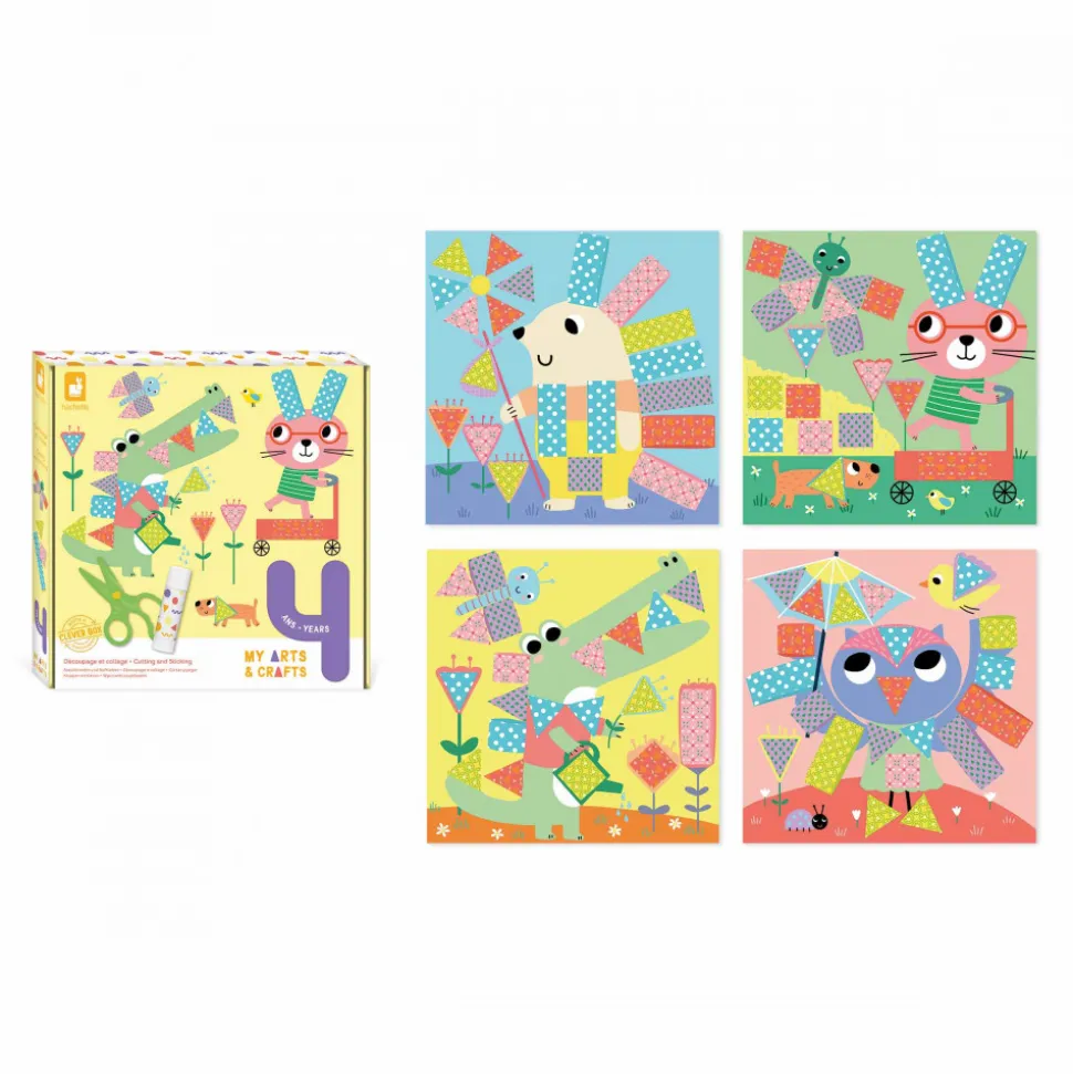 Coffret Créatif Découpage et Collage - 4 ans