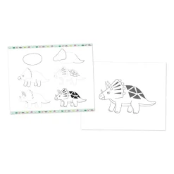 Coffret Créatif Dessin 20 Modèles Dinos