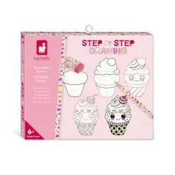Coffret Créatif Dessin 20 Modèles Kawaii