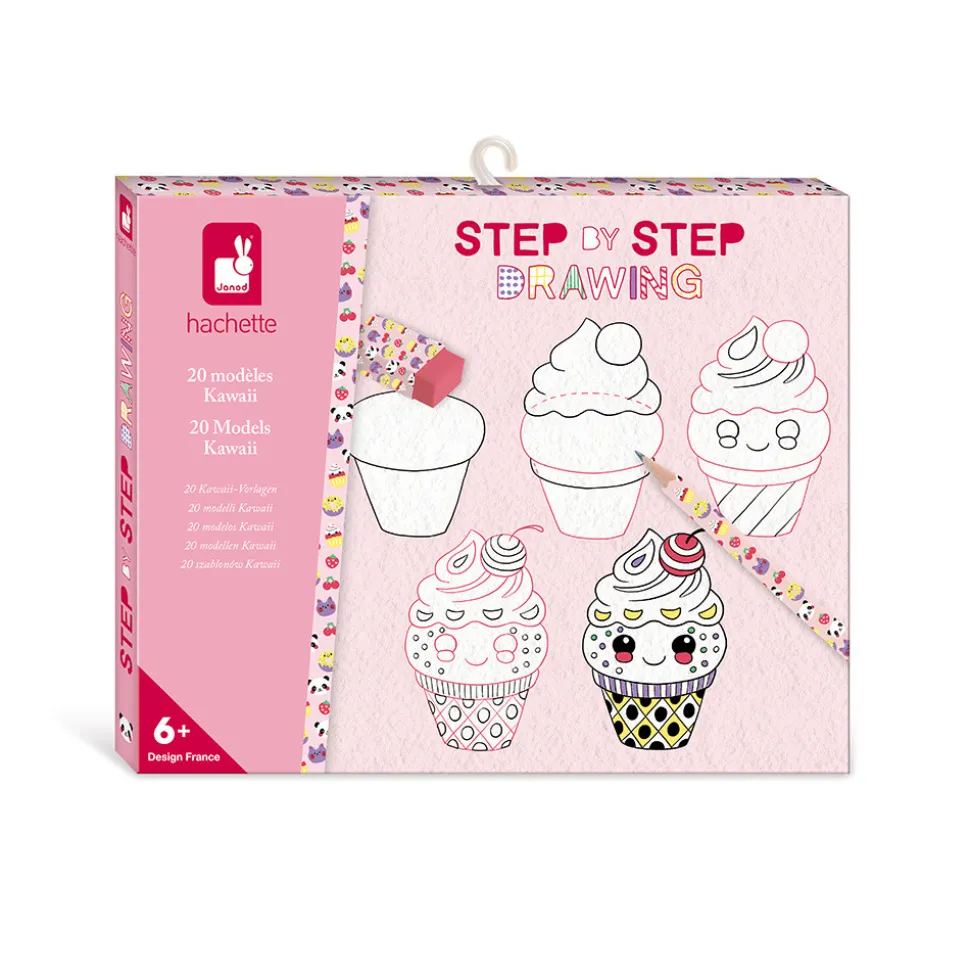 Coffret Créatif Dessin 20 Modèles Kawaii