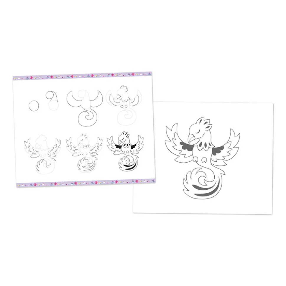 Coffret Créatif Dessin 20 Modèles Fantasy