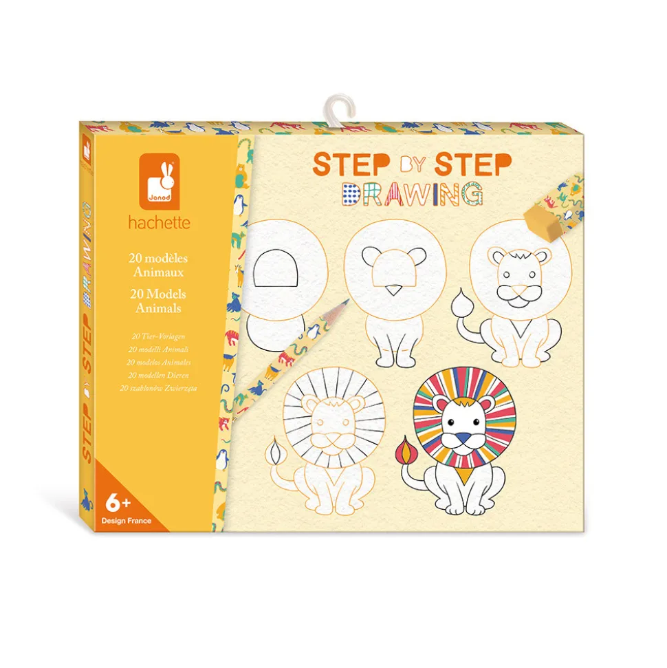 Coffret Créatif Dessin 20 Modèles Animaux