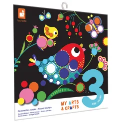 Coffret Créatif Gommettes Rondes - 3 ans