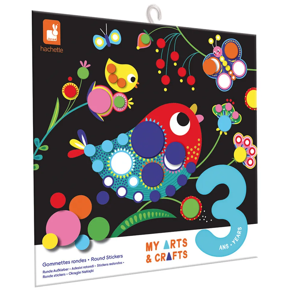 Coffret Créatif Gommettes Rondes - 3 ans