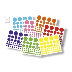 Coffret Créatif Gommettes Rondes - 3 ans