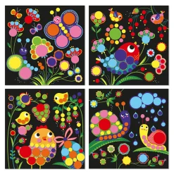 Coffret Créatif Gommettes Rondes - 3 ans