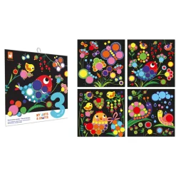 Coffret Créatif Gommettes Rondes - 3 ans