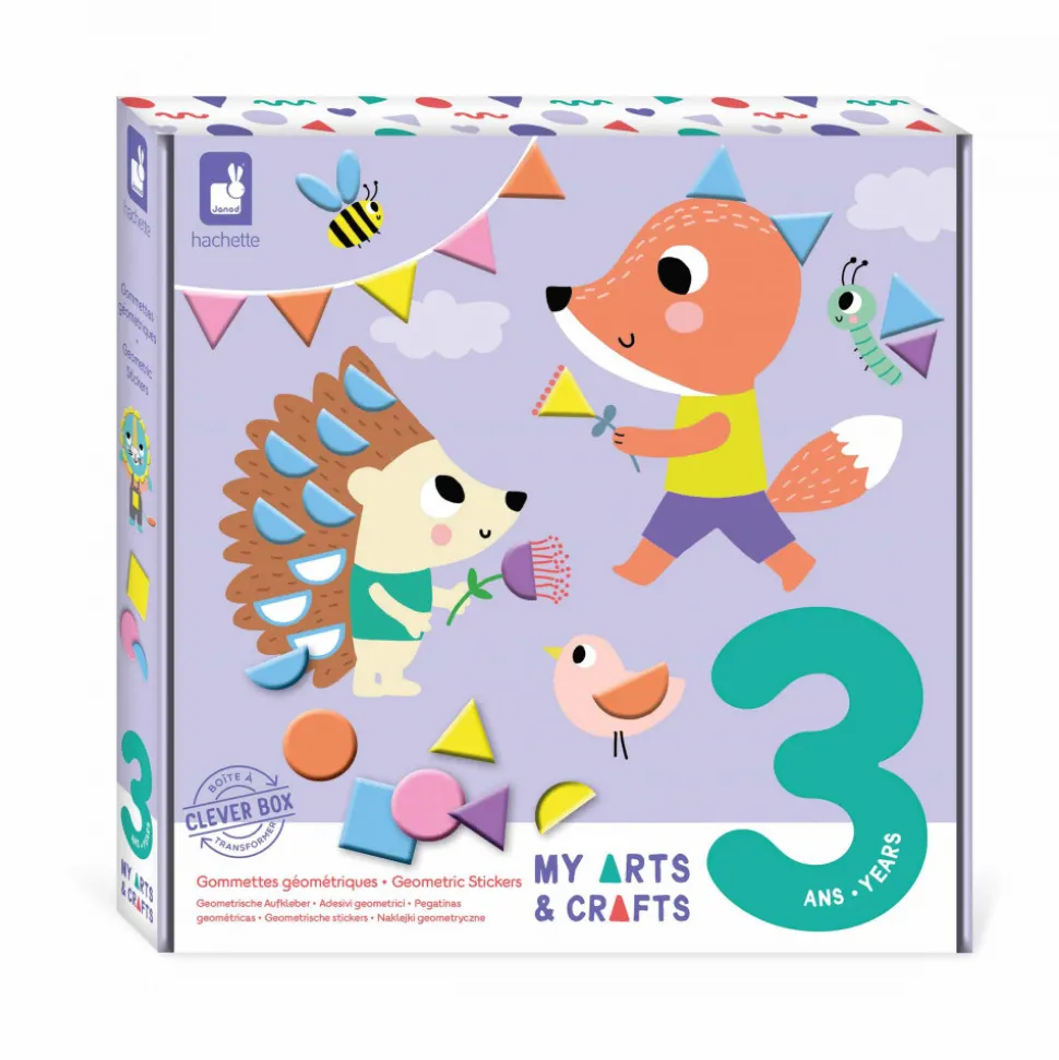 Coffret créatif Gommettes Géométriques - 3 ans