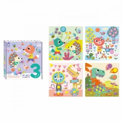 Coffret créatif Gommettes Géométriques - 3 ans