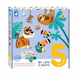 Coffret Créatif Gommettes et Décors Jungle - 5 ans