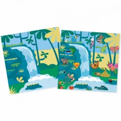 Coffret Créatif Gommettes et Décors Jungle - 5 ans