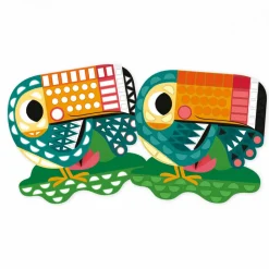 Coffret Créatif Gommettes et Décors Jungle - 5 ans