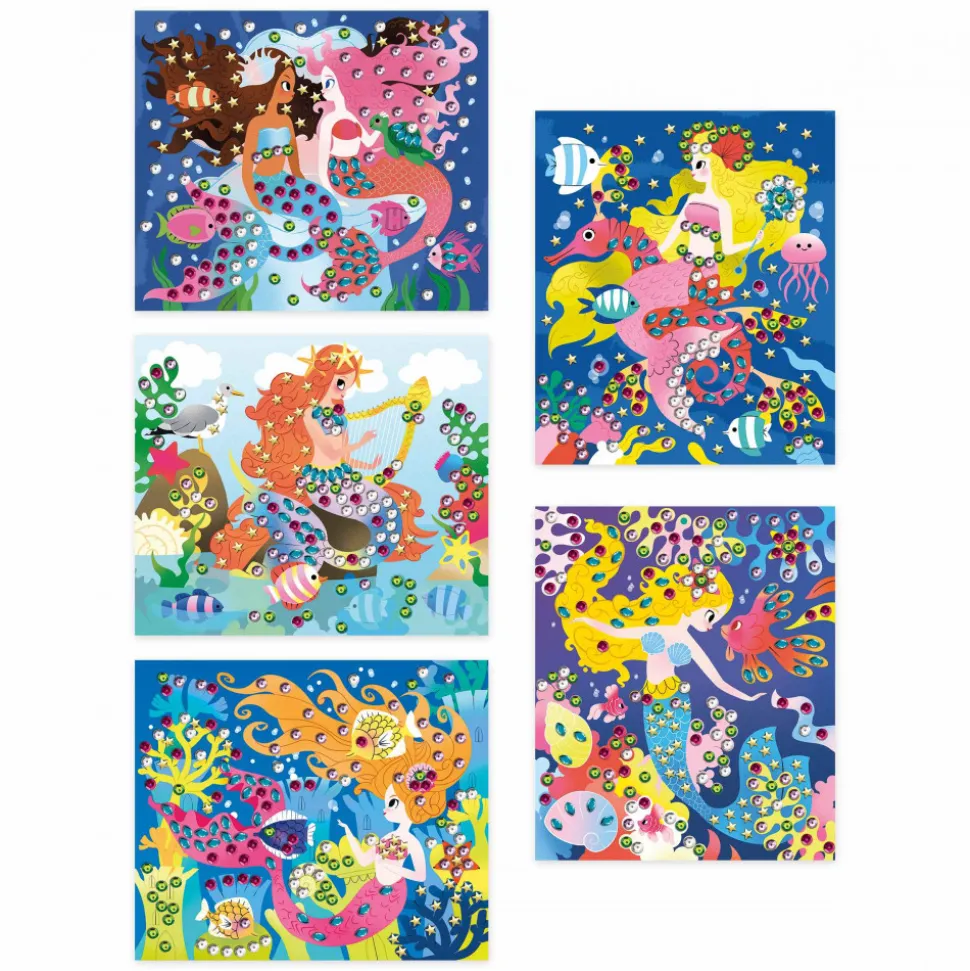 Coffret Créatif Sequins à Coller Sirènes