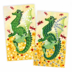 Coffret Créatif Sequins à Coller Dragons