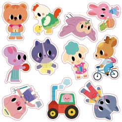 Coffret Créatif Stickers Epais Repositionnables - 2 ans