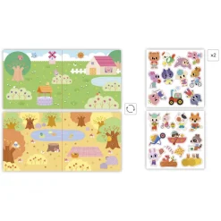 Coffret Créatif Stickers Epais Repositionnables - 2 ans
