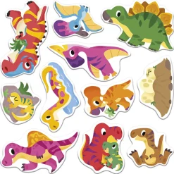Coffret Créatif Stickers Epais Repositionnables Dinos - 2 ans